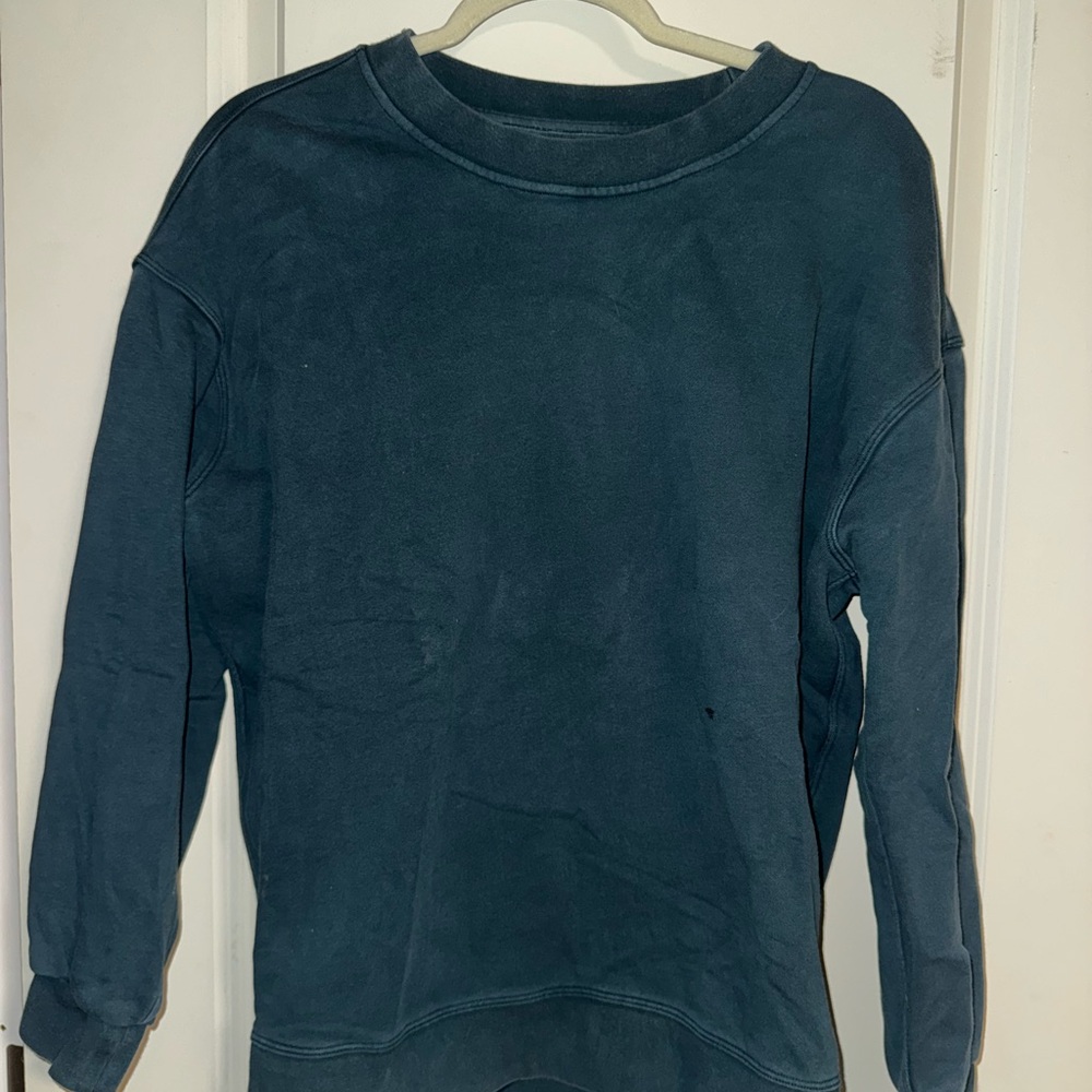 lululemon athletica Dark Teal Crewneck Sweater